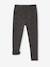 Leggings Lined in Polar Fleece for Girls BROWN LIGHT ALL OVER PRINTED+chocolate+dusky pink+printed grey 