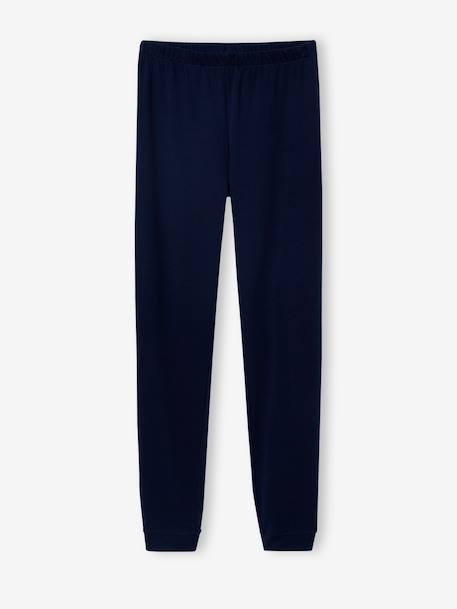 Christmas family men's 2-piece pyjamas night blue 