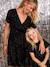 Girl's sequin Christmas dress, mother-daughter capsule black 