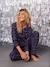 Flannel pyjamas for women - ENVIE DE FRAISE Christmas family capsule bordeaux red 