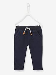 Baby-Trousers & Jeans-Lined Twill Trousers for Baby Boys