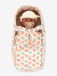 Léa baby doll with KONGES SLOJD printed moses basket
