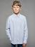 Striped Long-Sleeved Shirt for Boys, Jonen striped blue 