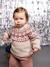Baby Christmas jacquard jumper family capsule ecru 