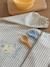 Apron bib for babies Tweety LONEY TUNES striped grey 
