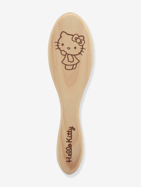 HELLO KITTY wooden baby brush brown 