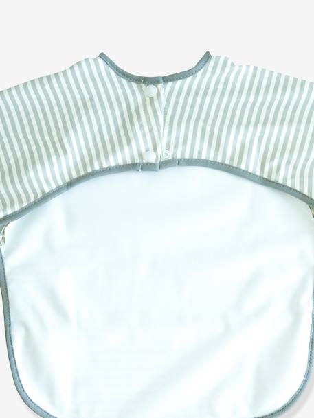 Apron bib for babies Tweety LONEY TUNES striped grey 