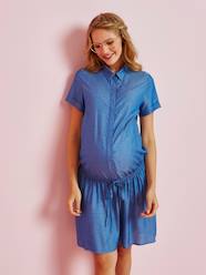 -Maternity Shirt Dress