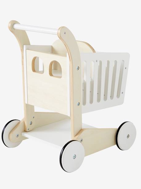 Wooden Shopping Trolley in FSC® wood NO COLOR 