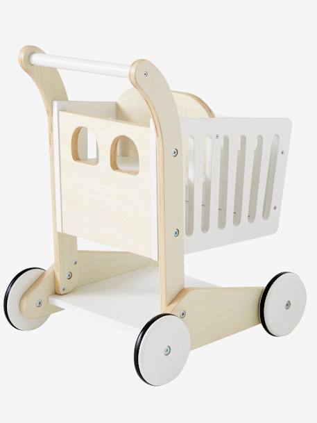 Wooden Shopping Trolley NO COLOR 