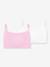 Pack of 2 girls bras Les Pockets Ecodim black+rose 