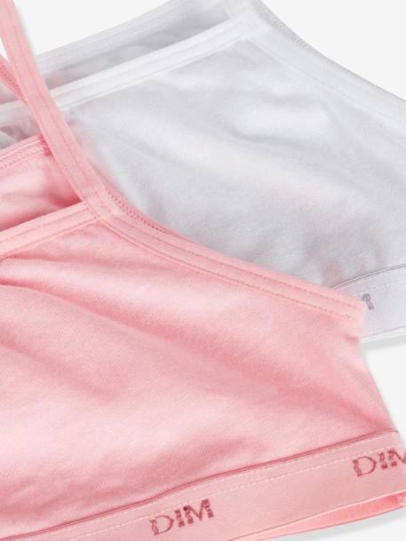 Pack of 2 girls bras Les Pockets Ecodim black+rose 