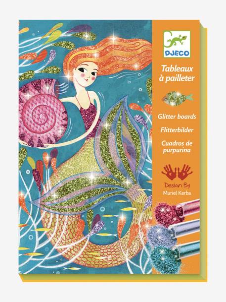 Glitter Boards - Mermaids Lights, by DJECO Multi 