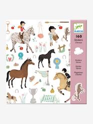 Toys-Arts & Crafts-160 Horse Stickers, by DJECO