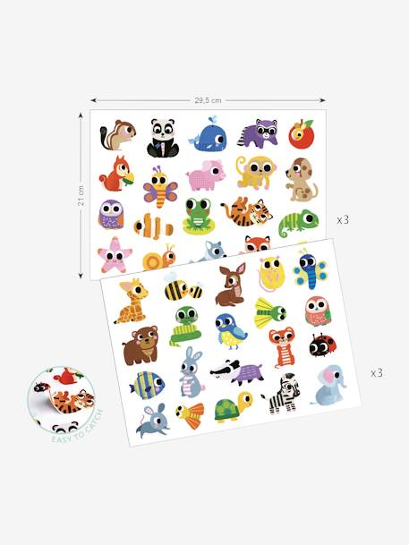 Easy-to-Handle Stickers, Baby Animals, by DJECO Multi 