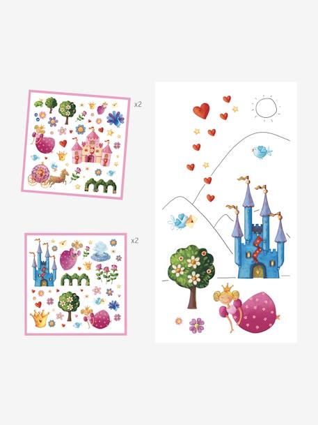 160 Princess Stickers, by DJECO Multi 