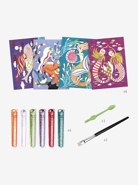 Glitter Boards - Mermaids Lights, by DJECO Multi 