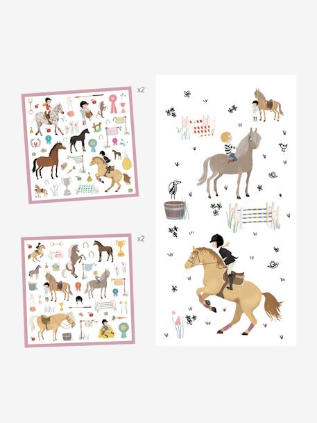 160 Horse Stickers, by DJECO Multi 