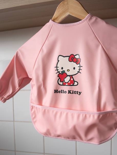 Long-Sleeved Bib for Babies, Hello Kitty rose 