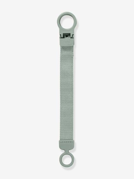 Soother clip Loop green+rose+white 