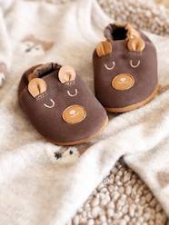 Shoes-Baby Footwear-Elasticated, Soft Leather Slip-Ons for Babies