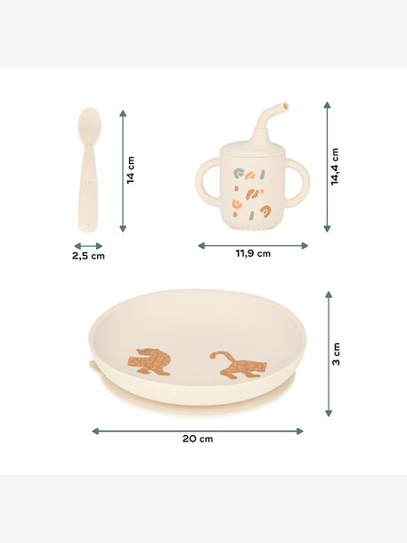 Like a Grown-Up Mealtime Set rose 
