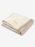 Blanket in Cotton Gauze & Faux Fur beige 