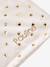Children's Blanket with Gold Hearts Light Pink/Print+White 