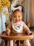 Pack of 2 Hello Kitty baby bandana bibs in cotton gauze white 