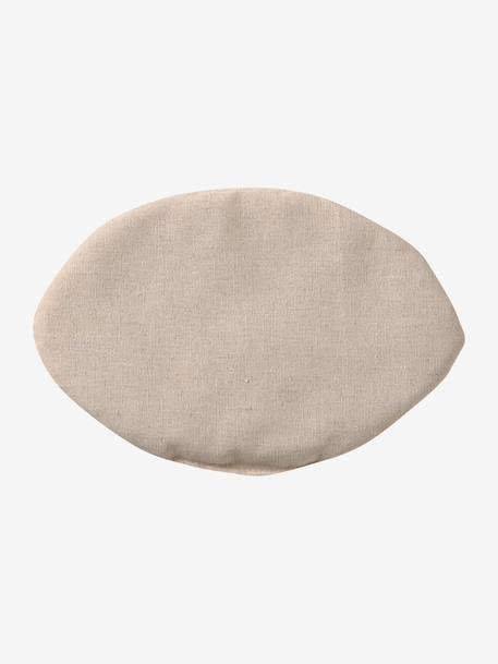 Cuddly Toy Hot Water Bottle navy blue+pecan nut 