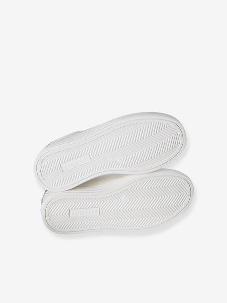 Synthetic Trainers for Girls printed white 