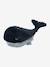 Cuddly Toy Hot Water Bottle navy blue+pecan nut 