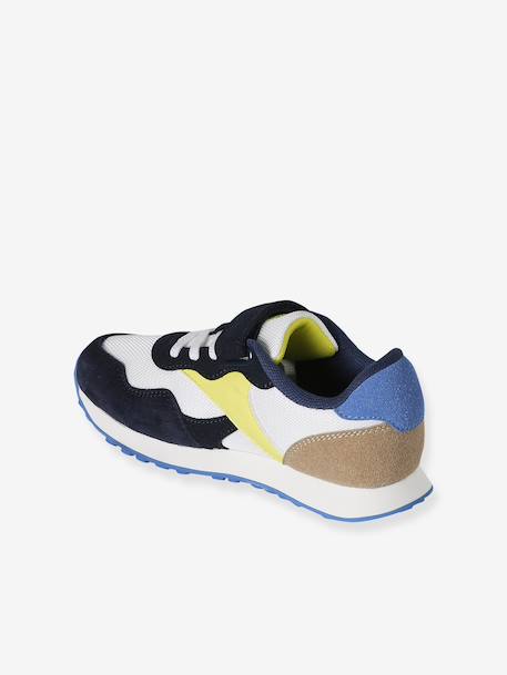 Synthetic Trainers for Children set blue 