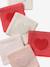 Pack of 6 sponge wipes ecru 