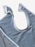 Apron Baby Bath Cape for Parent/Baby cappuccino+grey blue+ochre+terracotta 