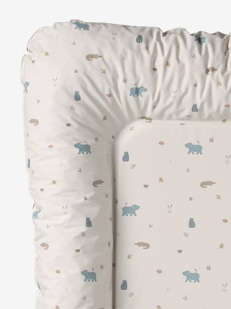 Changing Mat, Lion Cub ecru+printed beige+printed green+White/Print 