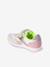 Trainers with Hook-&-Loop Fasteners & Elasticated Laces set pink 