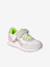 Trainers with Hook-&-Loop Fasteners & Elasticated Laces set pink 