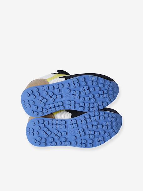 Trainers with Hook-&-Loop Fasteners & Elasticated Laces for Boys set blue 