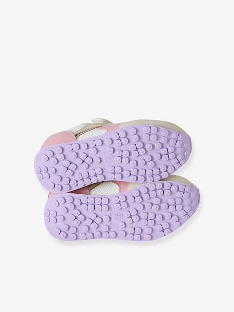 Trainers with Hook-&-Loop Fasteners & Elasticated Laces set pink 
