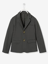 Boys-Coats & Jackets-Blazer Lined with Rock Motifs, for Boys