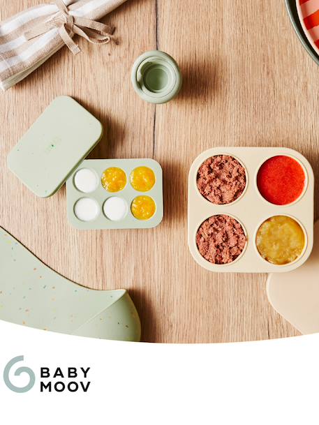 Set Containing Silicone Containers & Nibbler green 