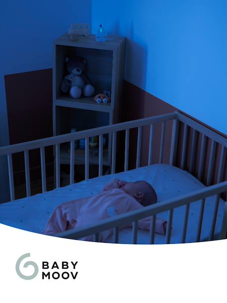 Easy Care Audio Monitor, 1,000 m range, by BABYMOOV White 