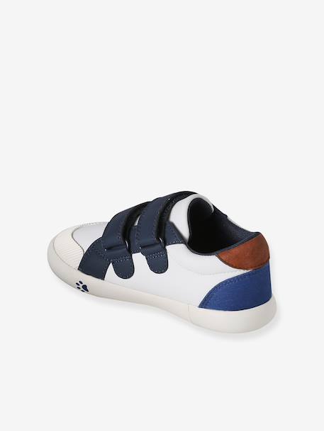Synthetic trainers with touch 'n' close fastening for boys set blue 