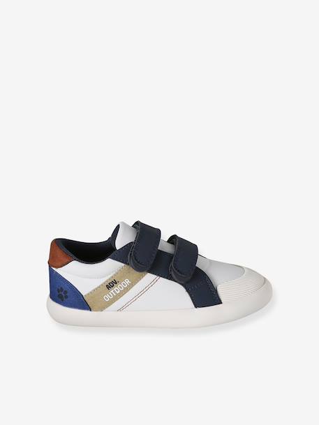 Synthetic trainers with touch 'n' close fastening for boys set blue 