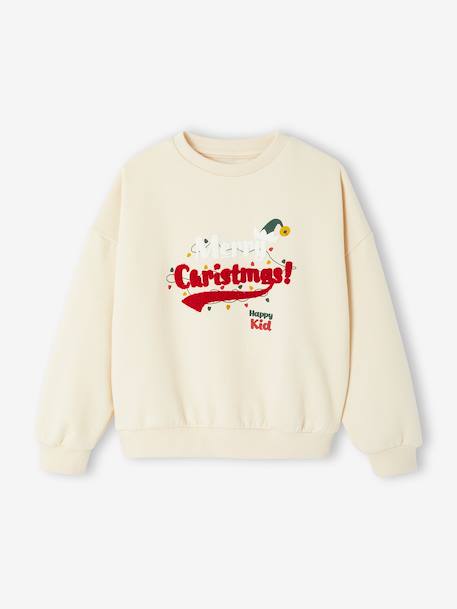 Christmas Sweatshirt for Children, Family Capsule Collection vanilla 