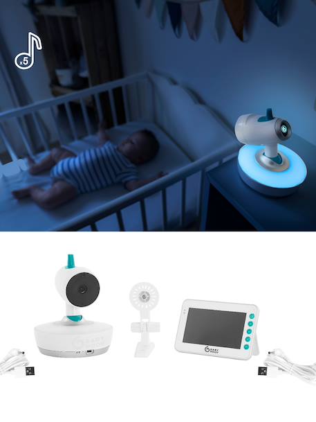 360° Video Audio Monitor Yoo-Moov, BABYMOOV White 