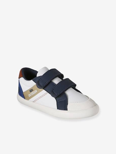 Synthetic trainers with touch 'n' close fastening for boys set blue 