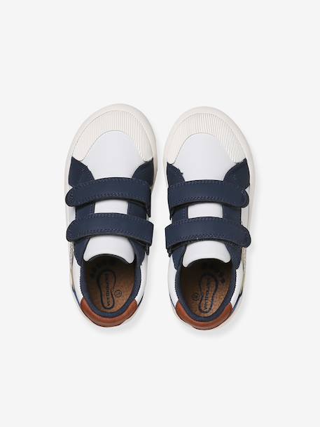 Synthetic trainers with touch 'n' close fastening for boys set blue 