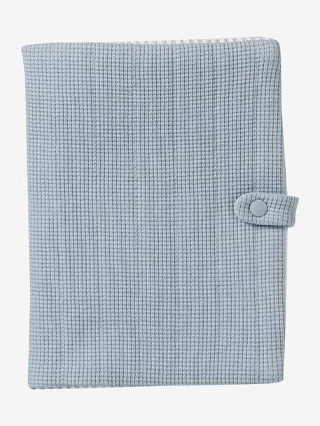 Health Booklet Cover grey blue 